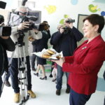 28.02.2019 Strawczyn. Wicepremier Beata Szydło odwiedziła przedszkole i żłobek samorządowy / Jarosław Kubalski / Radio Kielce