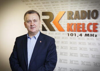 10.02.2019 Radio Kielce. Spodziewany Gość. Burmistrz Chęcin Robert Jaworski. / Jarosław Kubalski / Radio Kielce