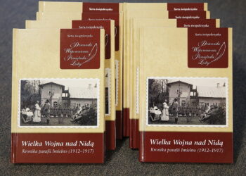 11.02.2019 Kielce. Przystanek Historia IPN. Promocja dzienników ks.Adama Włosińskiego "Wielka Wojna nad Nidą. Kronika parafii Imielno 1912 - 1917" / Jarosław Kubalski / Radio Kielce