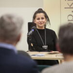 Spotkanie autorskie z Mają Wolny w Wojewódzkiej Bibliotece Publicznej / Marzena Mąkosa / Radio Kielce