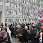 Ewakuacja Świętokrzyskiego Urzędu Wojewódzkiego / Marzena Mąkosa / Radio Kielce