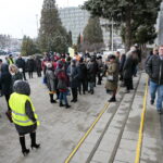 Ewakuacja Świętokrzyskiego Urzędu Wojewódzkiego / Marzena Mąkosa / Radio Kielce