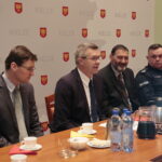 Spotkanie władz miasta i polskich funkcjonariuszy z oficjalną delegacją policji z partnerskiego miasta Gotha w Niemczech / Marzena Mąkosa / Radio Kielce