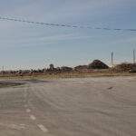 Miejsce gdzie ma powstać rondo. Skrzyżowanie ulic Maciejówki i drogi nr 74 / Marzena Mąkosa / Radio Kielce