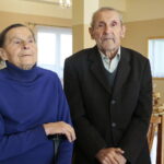 Franciszek Bugajski skończył 100 lat. Na zdjęciu: Bronisława i Franciszek Bugajscy  / Marzena Mąkosa / Radio Kielce