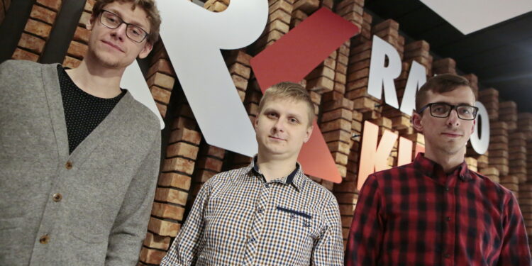 Pokolenie M. Na zdjęciu (od lewej): Mateusz Kaczmarczyk, Grzegorz Prokop i Michał Kita / Marzena Mąkosa / Radio Kielce