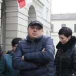 Konferencja przed Urzędem Miasta Kielce / Marzena Mąkosa / Radio Kielce