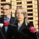 Spotkanie premiera Mateusza Morawieckiego z przedsiębiorcami w Zagnańsku. Na zdjęciu: minister finansów Teresa Czerwińska / Marzena Mąkosa / Radio Kielce