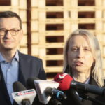 Spotkanie premiera Mateusza Morawieckiego z przedsiębiorcami w Zagnańsku. Na zdjęciu: minister finansów Teresa Czerwińska / Marzena Mąkosa / Radio Kielce