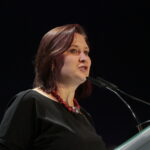 Konwencja regionalna partii Wiosna. Na zdjęciu: Paulina Piechna - Więckiewicz / Marzena Mąkosa / Radio Kielce