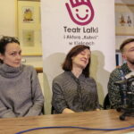 "Zmruż oczko" czyli opowieść o małych - wielkich strachach w Teatrze Lalki i Aktora "Kubuś". Na zdjęciu (od lewej): Ewelina Ciszewska, Bożena Ślaga i Przemysław Żmiejko / Marzena Mąkosa / Radio Kielce