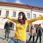 Spotkanie z grupą młodzieży z Hiszpanii, która przez tydzień przebywa w Polsce na wymianie w ramach programu Erasmus + / Marzena Mąkosa / Radio Kielce