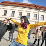 Spotkanie z grupą młodzieży z Hiszpanii, która przez tydzień przebywa w Polsce na wymianie w ramach programu Erasmus + / Marzena Mąkosa / Radio Kielce