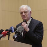 Konferencja dotycząca wsparcia dla przedsiębiorców z terenu świętokrzyskiego w ramach Funduszy Europejskich. Na zdjęciu: wicepremier Jarosław Gowin / Marzena Mąkosa / Radio Kielce