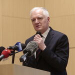 Konferencja dotycząca wsparcia dla przedsiębiorców z terenu świętokrzyskiego w ramach Funduszy Europejskich. Na zdjęciu: wicepremier Jarosław Gowin / Marzena Mąkosa / Radio Kielce