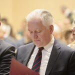 Konferencja dotycząca wsparcia dla przedsiębiorców z terenu świętokrzyskiego w ramach Funduszy Europejskich. Na zdjęciu: wicepremier Jarosław Gowin / Marzena Mąkosa / Radio Kielce