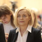 Konferencja dotycząca wsparcia dla przedsiębiorców z terenu świętokrzyskiego w ramach Funduszy Europejskich. Renata Janik - wicemarszałek województwa świętokrzyskiego / Marzena Mąkosa / Radio Kielce