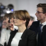 Oficjalne otwarcie I Kongresu Ekologii Powietrza w Targach Kielce. Na zdjęciu Jadwiga Emilewicz - minister przedsiębiorczości i technologii / Marzena Mąkosa / Radio Kielce