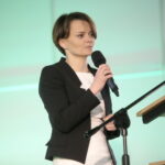 Oficjalne otwarcie I Kongresu Ekologii Powietrza w Targach Kielce. Jadwiga Emilewicz - minister przedsiębiorczości i technologii / Marzena Mąkosa / Radio Kielce
