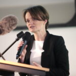 Oficjalne otwarcie I Kongresu Ekologii Powietrza w Targach Kielce. Jadwiga Emilewicz - minister przedsiębiorczości i technologii / Marzena Mąkosa / Radio Kielce