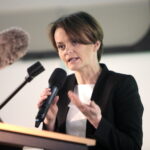 Oficjalne otwarcie I Kongresu Ekologii Powietrza w Targach Kielce. Jadwiga Emilewicz - minister przedsiębiorczości i technologii / Marzena Mąkosa / Radio Kielce