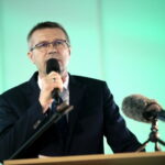 Oficjalne otwarcie I Kongresu Ekologii Powietrza w Targach Kielce. Bogdan Wenta - prezydent Kielc / Marzena Mąkosa / Radio Kielce