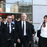 Oficjalne otwarcie I Kongresu Ekologii Powietrza w Targach Kielce. Na zdjęciu (od lewej): Michał Cieślak - poseł Porozumienia i wicepremier Jarosław Gowin / Marzena Mąkosa / Radio Kielce