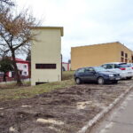 Plac szpitalny w Opatowie / Emilia Sitarska / Radio Kielce