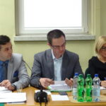 Radni klubu PiS, od lewej: Artur Głąb, Mateusz Czeremcha, Renata Duda / Emilia Sitarska / Radio Kielce