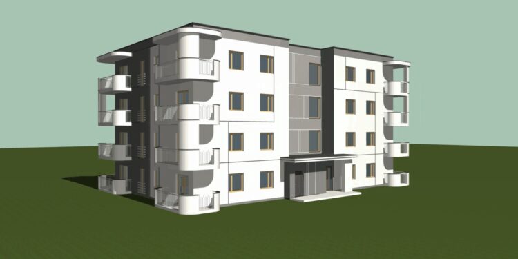 Wizualizacja bloków, które powstaną w Starachowicach w ramach programu Mieszkanie Plus / Urząd Miasta Starachowice