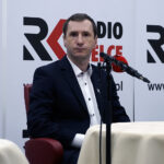 Studio Polityczne Radia Kielce. Na zdjęciu Marcin Bugajski, Kukiz’15 / Robert Felczak / Radio Kielce