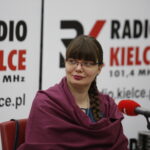 Studio Polityczne Radia Kielce. Na zdjęciu: Magdalena Fogiel-Litwinek, Kukiz’15 / Jarosław Kubalski / Radio Kielce