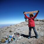 Kielecki policjant Łukasz Pabian zdobył Aconcaguę, najwyższy szczyt Ameryki Południowej / Łukasz Pabian / mat. policji