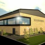 Chmielnik. Wizualizacja hali sportowej, która powstanie przy Szkole Podstawowej im. Stefana Żeromskiego