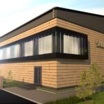 Chmielnik. Wizualizacja hali sportowej, która powstanie przy Szkole Podstawowej im. Stefana Żeromskiego