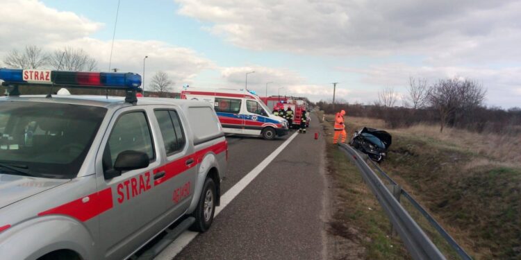 Wypadek w miejscowości Kije / KPP Pińczów