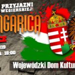 Plakat zapowiadający koncert zespołu Hungarica / mat. organizatora