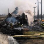 Wąchock. Pożar tartaku / PSP Starachowice