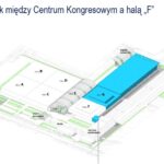 Plany rozbudowy Targów Kielce. Łącznik między Centrum Kongresowym a halą "F" / Targi Kielce