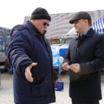 Włoszczowa. Akcja informacyjna dotycząca rządowych programów #Nowa Piątka / Ewa Pociejowska-Gawęda / Radio Kielce