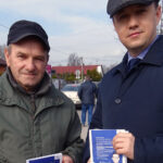 Włoszczowa. Akcja informacyjna dotycząca rządowych programów #Nowa Piątka / Ewa Pociejowska-Gawęda / Radio Kielce