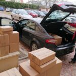 Samochody Radia Kielce pojawiły się  w Ostrowcu Świętokrzyskim, Skarżysku-Kamiennej i Starachowicach. Krzysztof Bujnowicz, Radio Kielce / Daniel Lenart / Radio Kielce