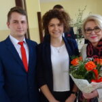 Wiceminister edukacji Marzena Machałek odwiedziła Zespół Szkół Ponadgimnazjalnych nr 2 w Jędrzejowie. / Ewa Pociejowska-Gawęda / Radio Kielce