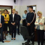 Wiceminister edukacji Marzena Machałek odwiedziła Zespół Szkół Ponadgimnazjalnych nr 2 w Jędrzejowie. / Ewa Pociejowska-Gawęda / Radio Kielce