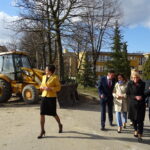 Wiceminister edukacji Marzena Machałek odwiedziła Zespół Szkół Ponadgimnazjalnych nr 2 w Jędrzejowie. / Ewa Pociejowska-Gawęda / Radio Kielce