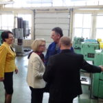 Wiceminister edukacji Marzena Machałek odwiedziła Zespół Szkół Ponadgimnazjalnych nr 2 w Jędrzejowie. / Ewa Pociejowska-Gawęda / Radio Kielce