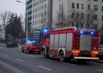 Kielce. Ewakuacja Sądu Rejonowego / Karol Żak / Radio Kielce