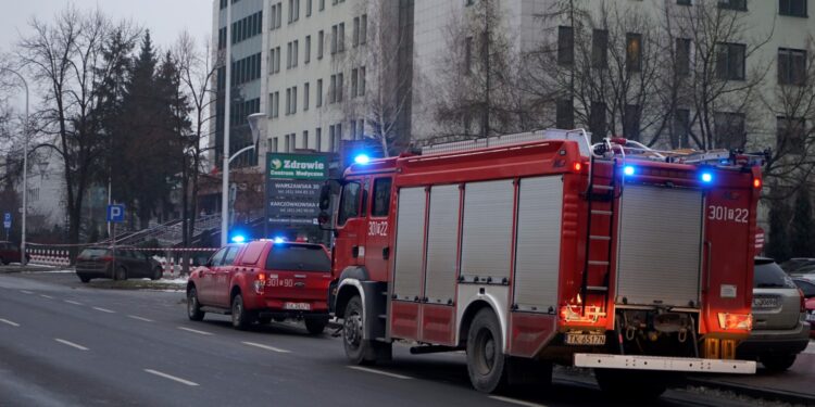 Kielce. Ewakuacja Sądu Rejonowego / Karol Żak / Radio Kielce