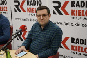 Studio Polityczne. Na zdjęciu Mateusz Żukowski – Nowoczesna / Aneta Cielibała-Gil / Radio Kielce