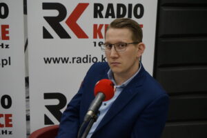 Studio Polityczne. Na zdjęciu Wiktor Pytlak - PO / Aneta Cielibała-Gil / Radio Kielce